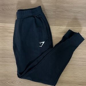 Gymshark Black Joggers with Logo